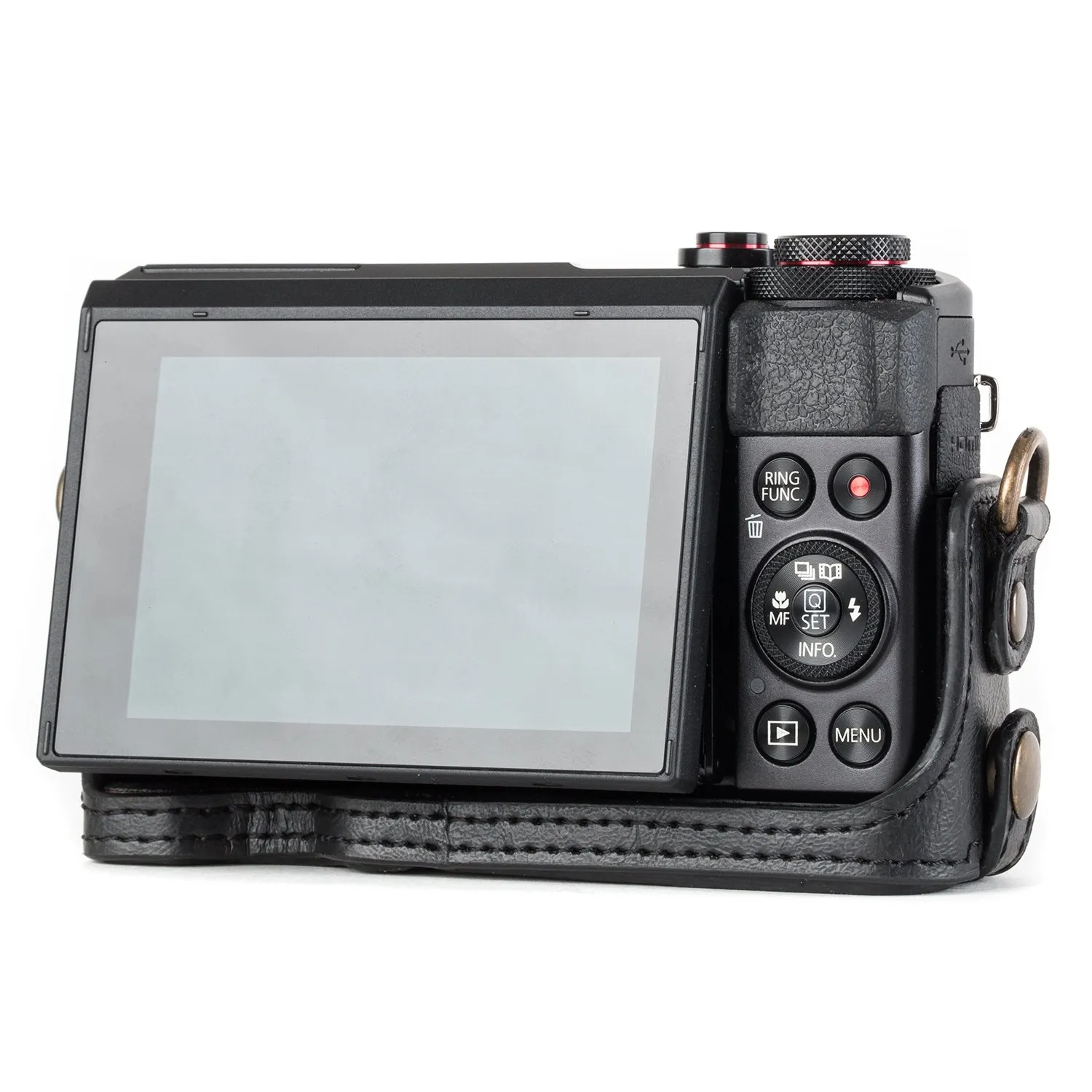 MegaGear Ever Ready MG951 custodia fotocamera Canon G7 X II nera