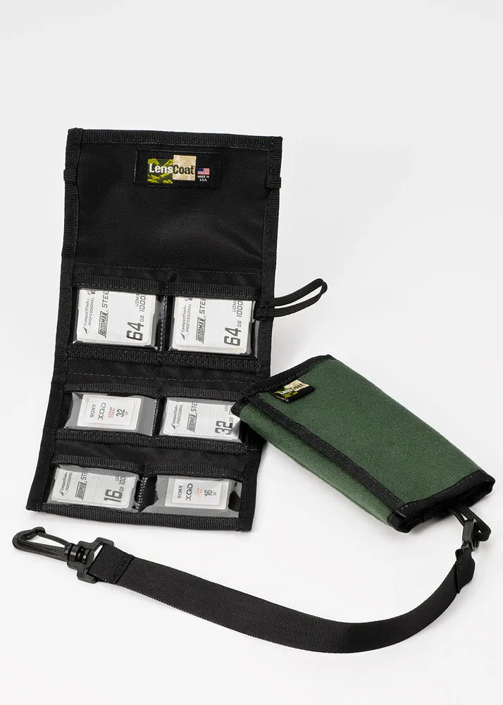 LensCoat Memory Wallet CF6 porta schede nero impermeabile