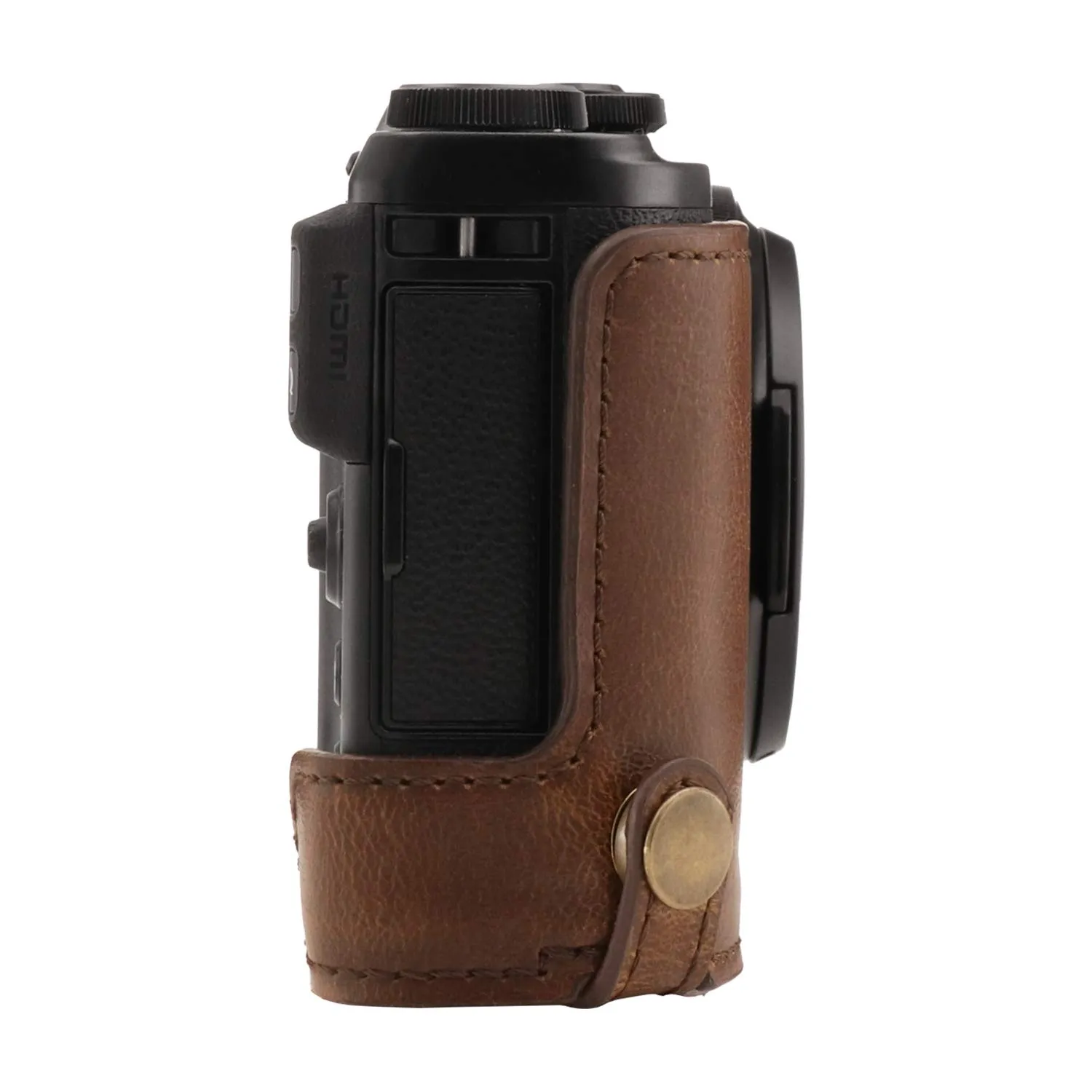 MegaGear Ever Ready Custodia Pelle Fujifilm XF10 Marrone