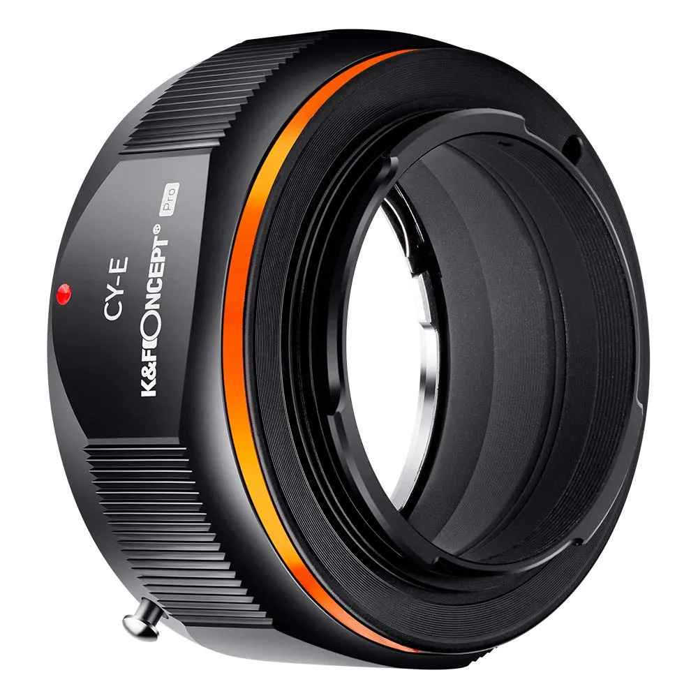 K&F Concept Contax Yashica-Sony E adattatore obiettivi manuale