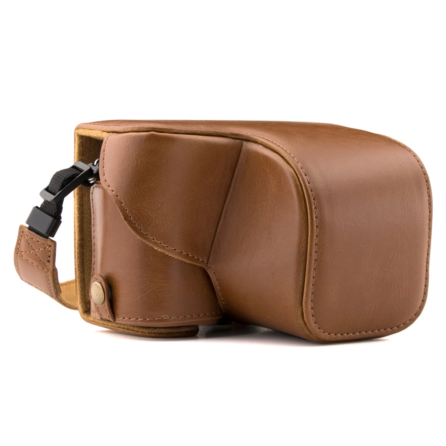 MegaGear Ever Ready MG986 custodia fotocamera marrone chiaro finta pelle