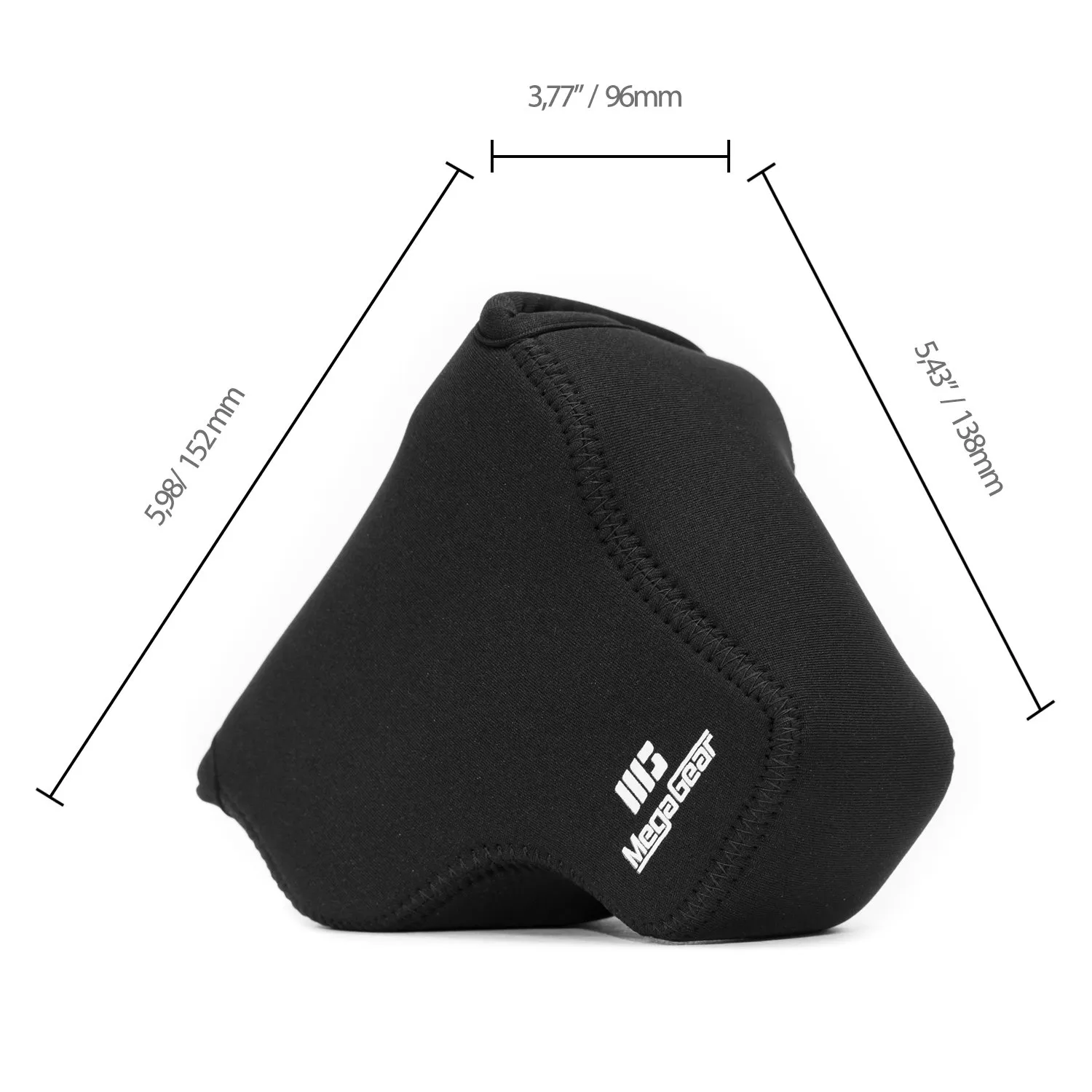 MegaGear MG846 custodia neoprene Nikon B700 nera