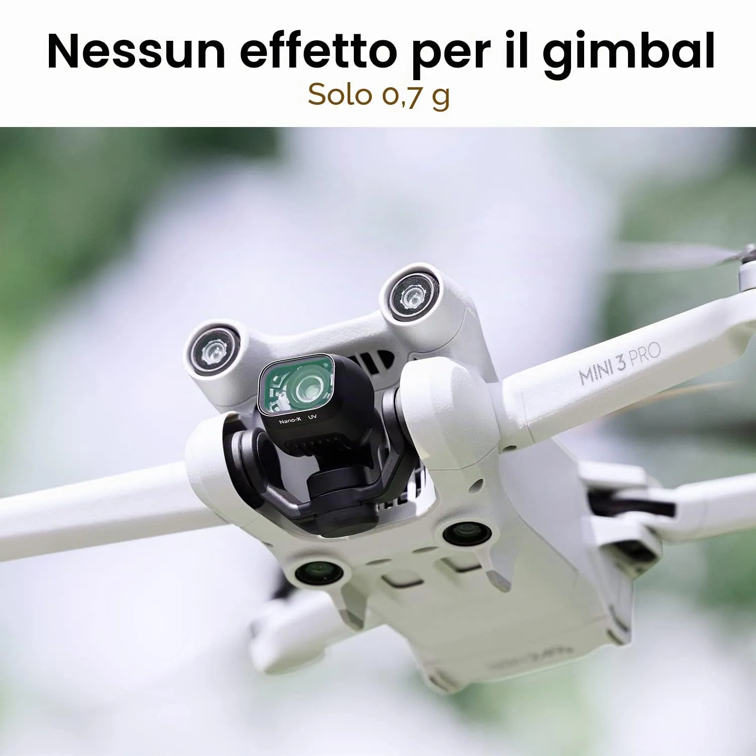K&F Concept Mini 3 Pro filtro UV drone leggero
