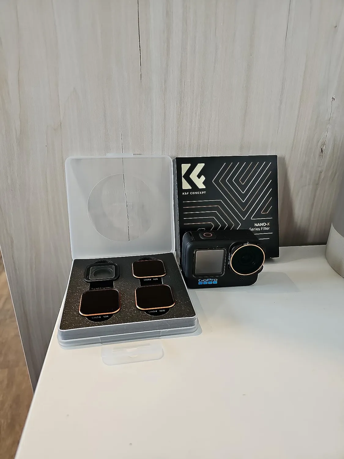 K&F Concept Standard Day-Kit filtri GoPro 4 pezzi CPL ND