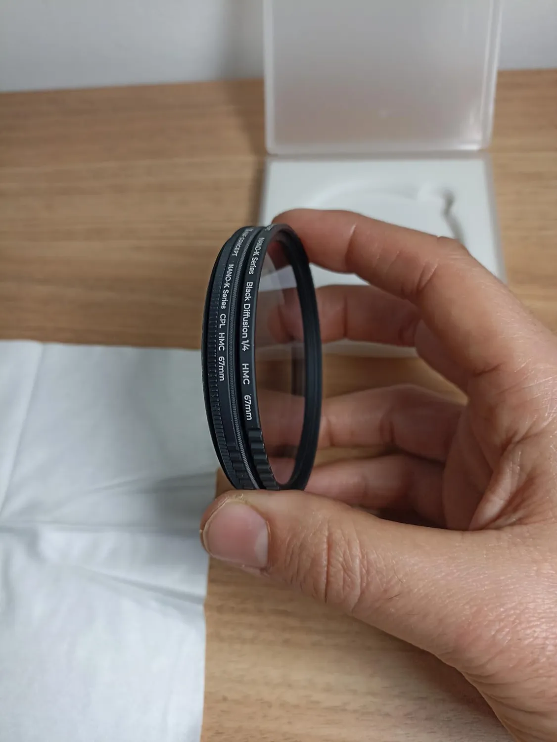 K&F Concept Nano-Klear kit filtri Black Mist 1/4+CPL 67mm