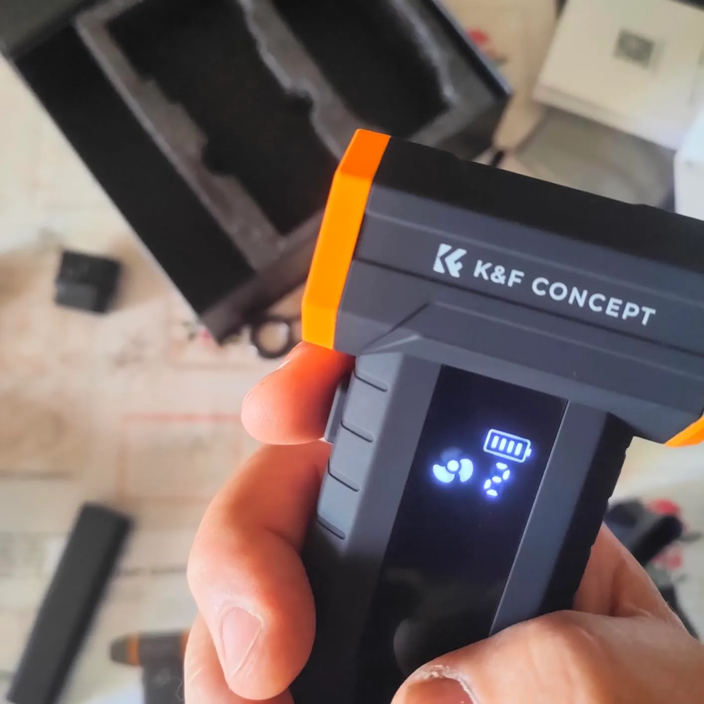 K&F Concept 2in1 soffiatore aspiratore elettrico 350000RPM