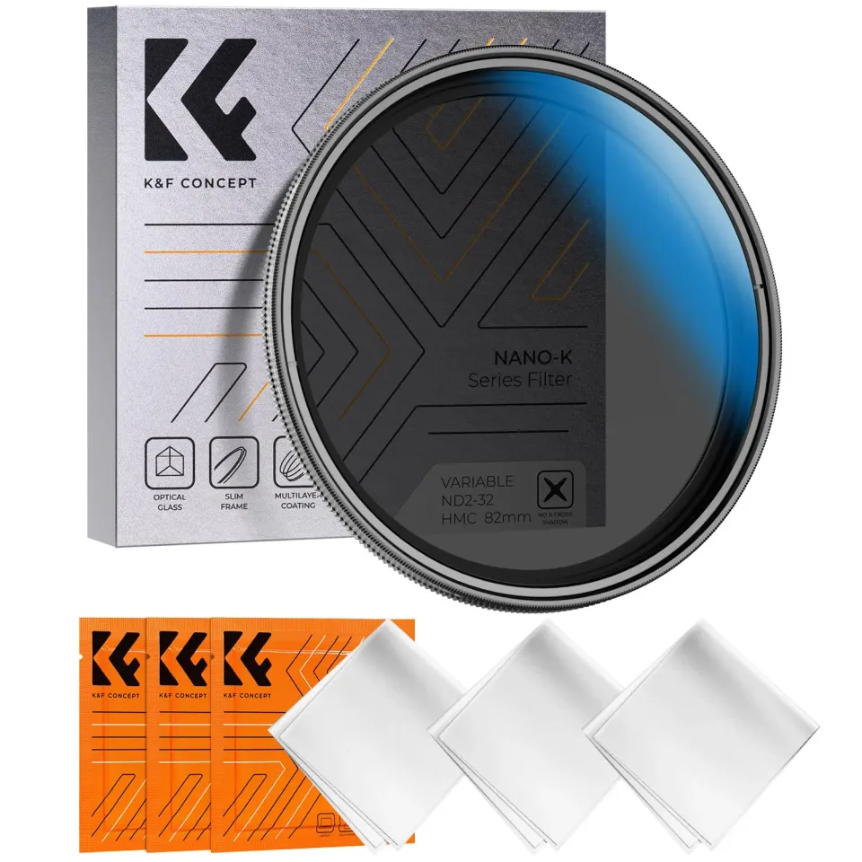 K&F Concept Nano-Klear 37mm Filtro ND Variabile ND2-32 1-5 Stop