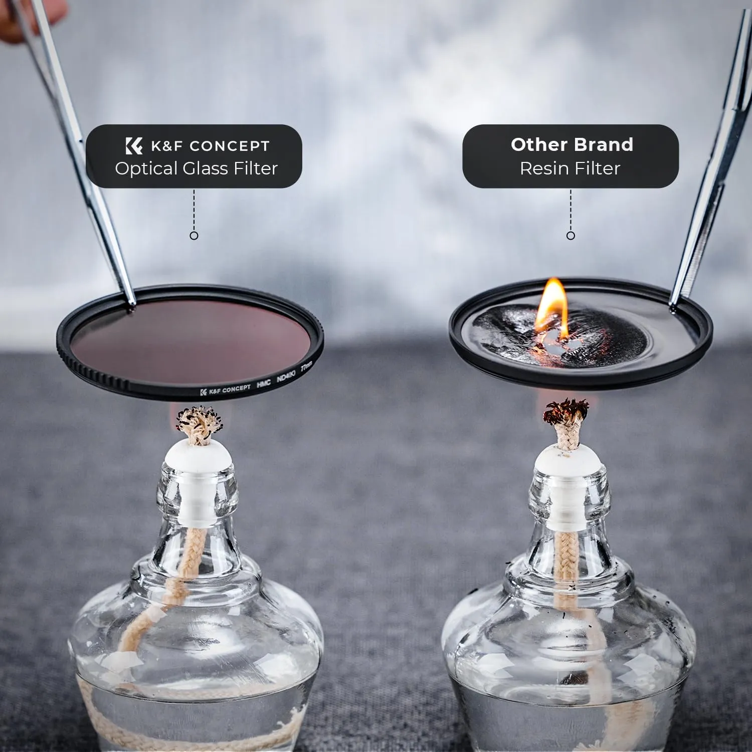 K&F Concept Nano-Klear Kit Filtri UV+CPL 37mm con Custodia