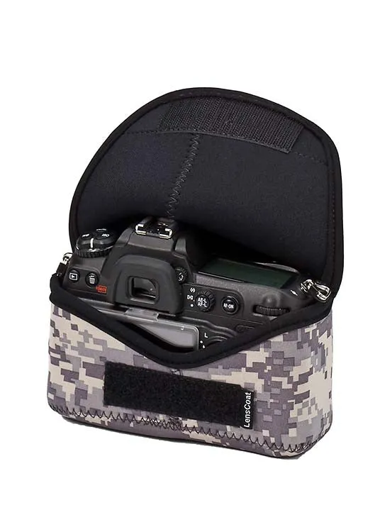 LensCoat BodyBag Cover Neoprene Corpo Reflex DSLR Universale Nera