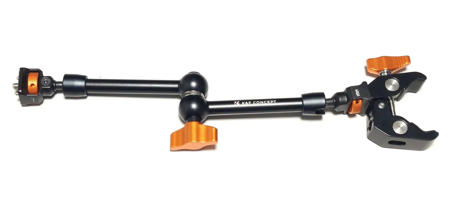 K&F Concept Braccio Magico 9.8" con Super Clamp 2kg