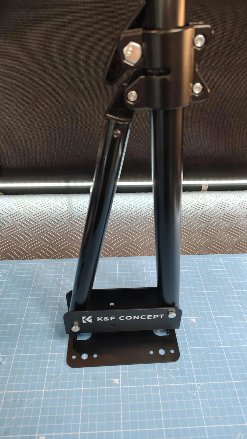 K&F Concept braccio triangolare parete 130cm metallo 1/4"-3/8"