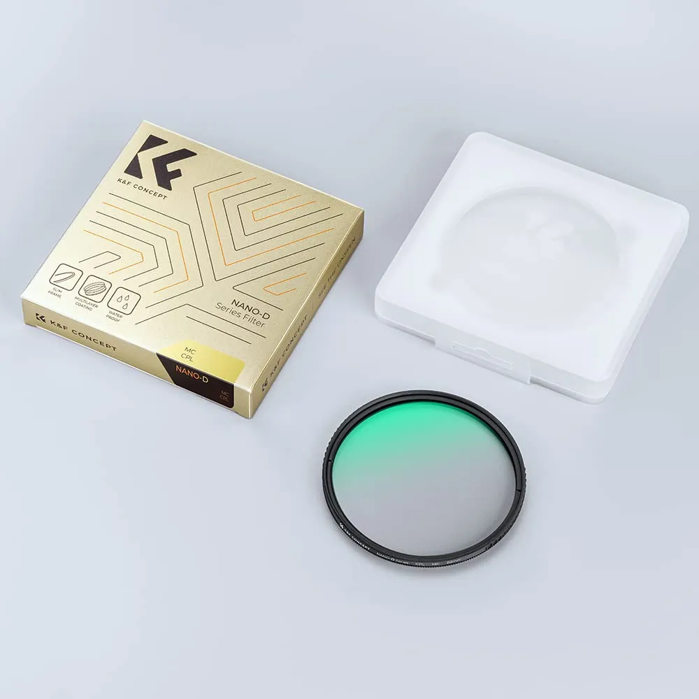 K&F Concept Nano-Dazzle filtro polarizzatore CPL 82mm multicoated