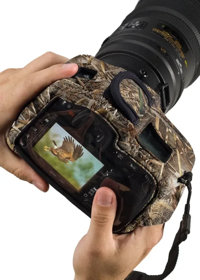 LensCoat BodyGuard R CB custodia fotocamera nera trasparente