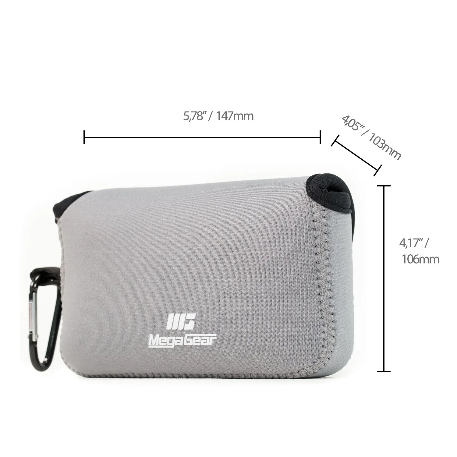 MegaGear MG1095 Custodia Neoprene Fujifilm X100 grigio