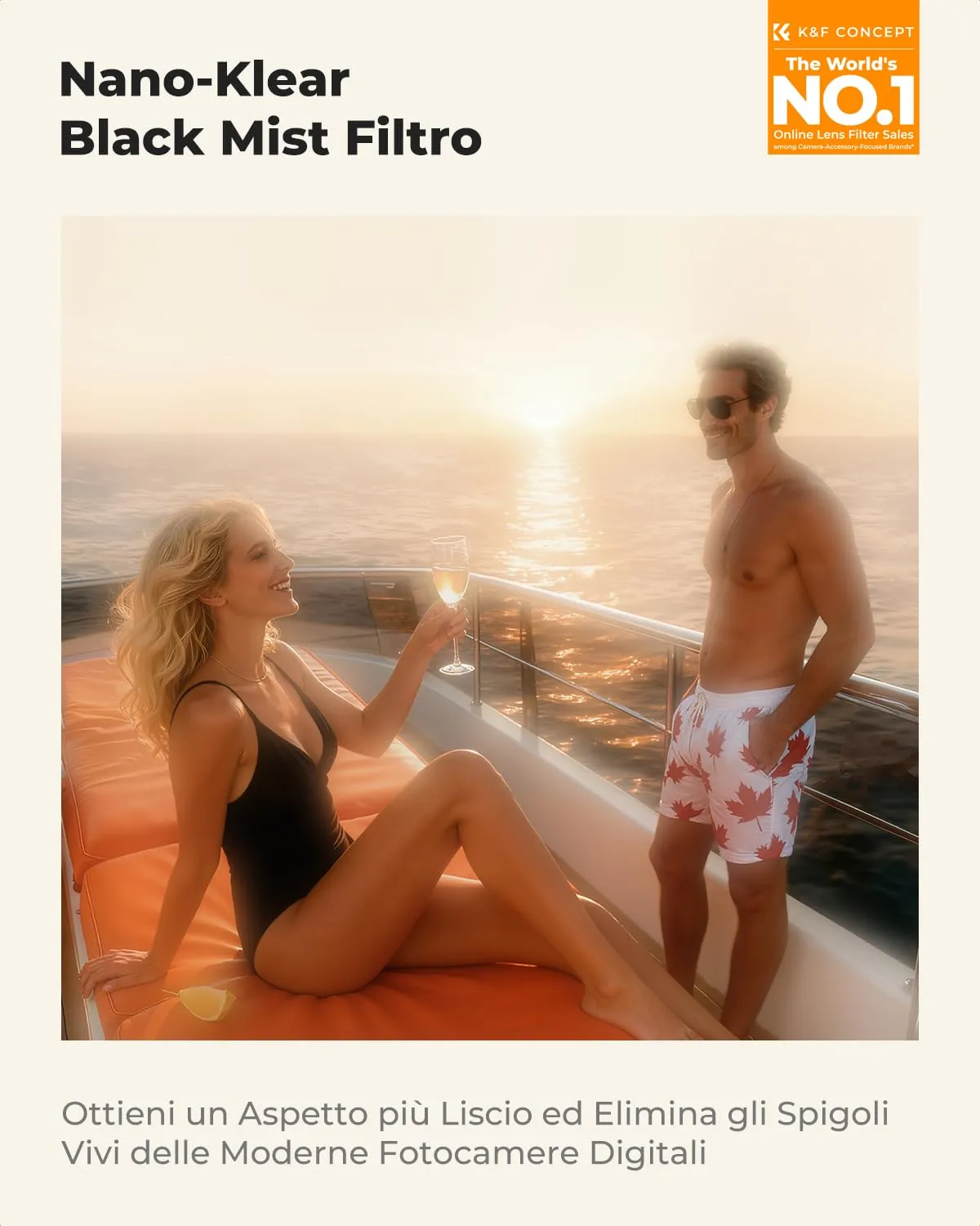K&F Concept Nano-Klear Black Diffusion 1 Filtro 67mm