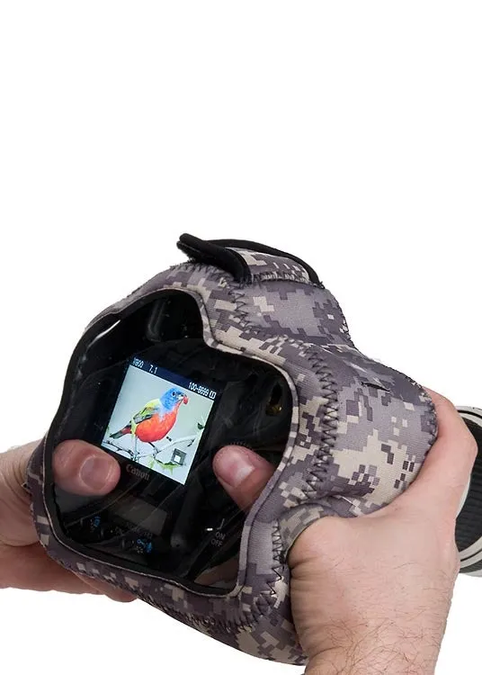 LensCoat BodyGuard R CB custodia fotocamera con grip nera