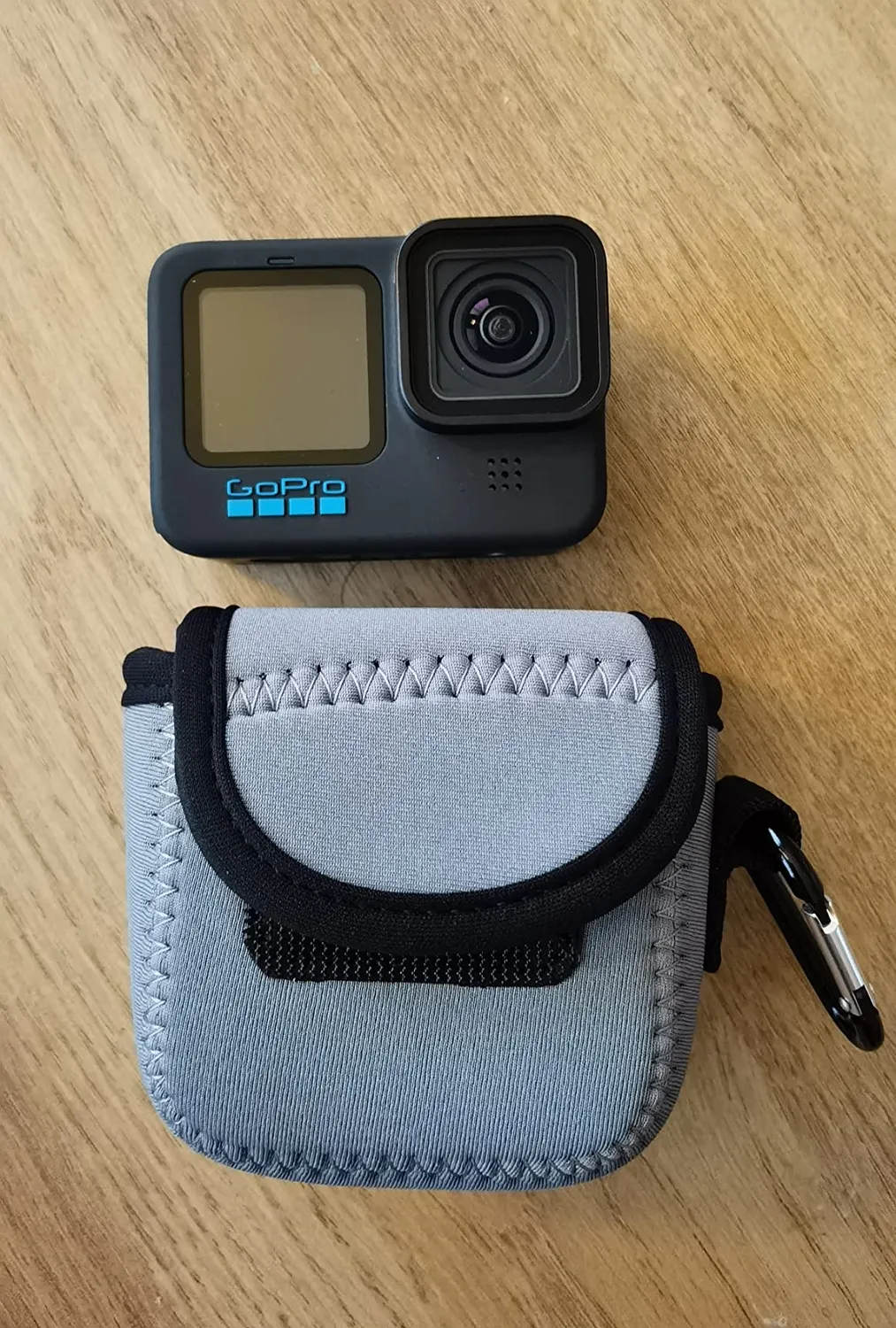 MegaGear custodia neoprene action cam blu piccola
