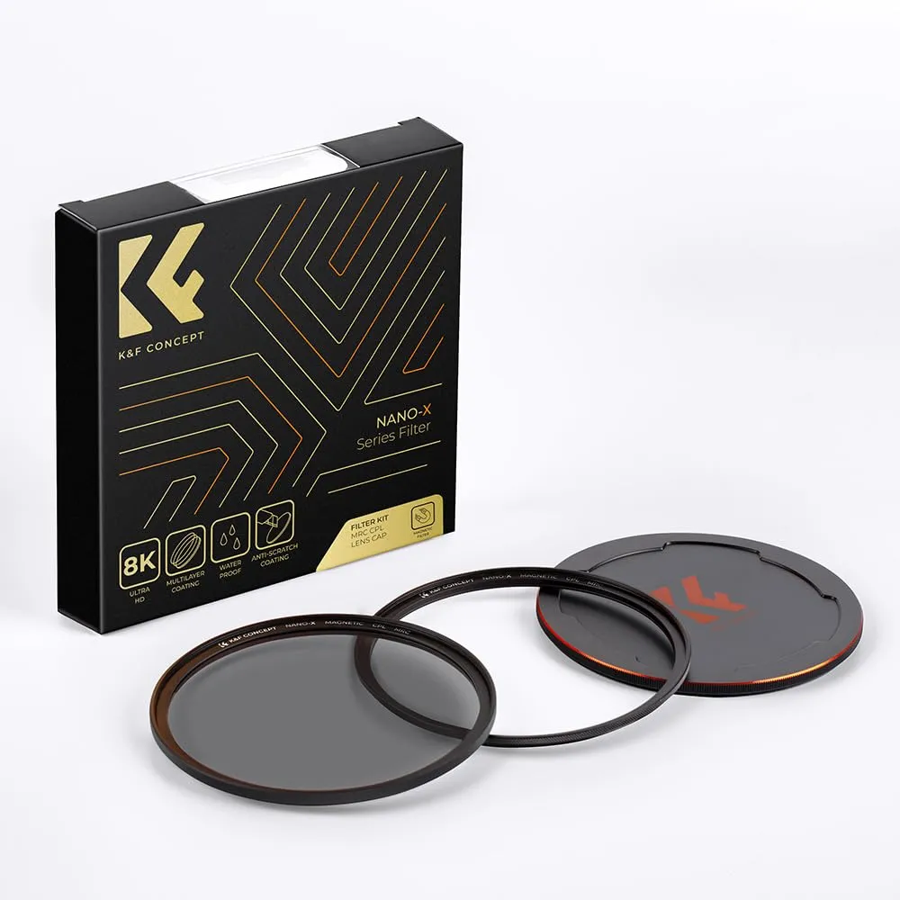 K&F Concept Nano-Xcel 82mm filtro polarizzatore magnetico