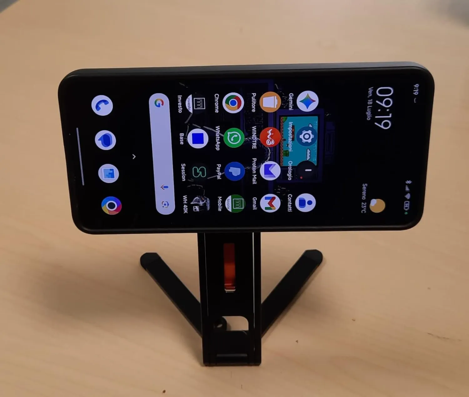K&F Concept Mini Treppiede Magnetico Smartphone Nero MagSafe