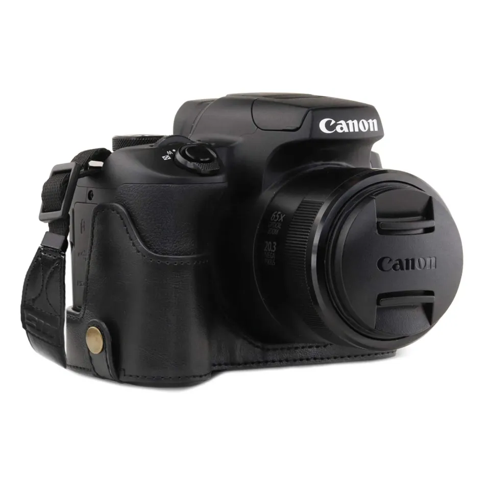 MegaGear Ever Ready custodia ecopelle Canon SX70 HS half-case