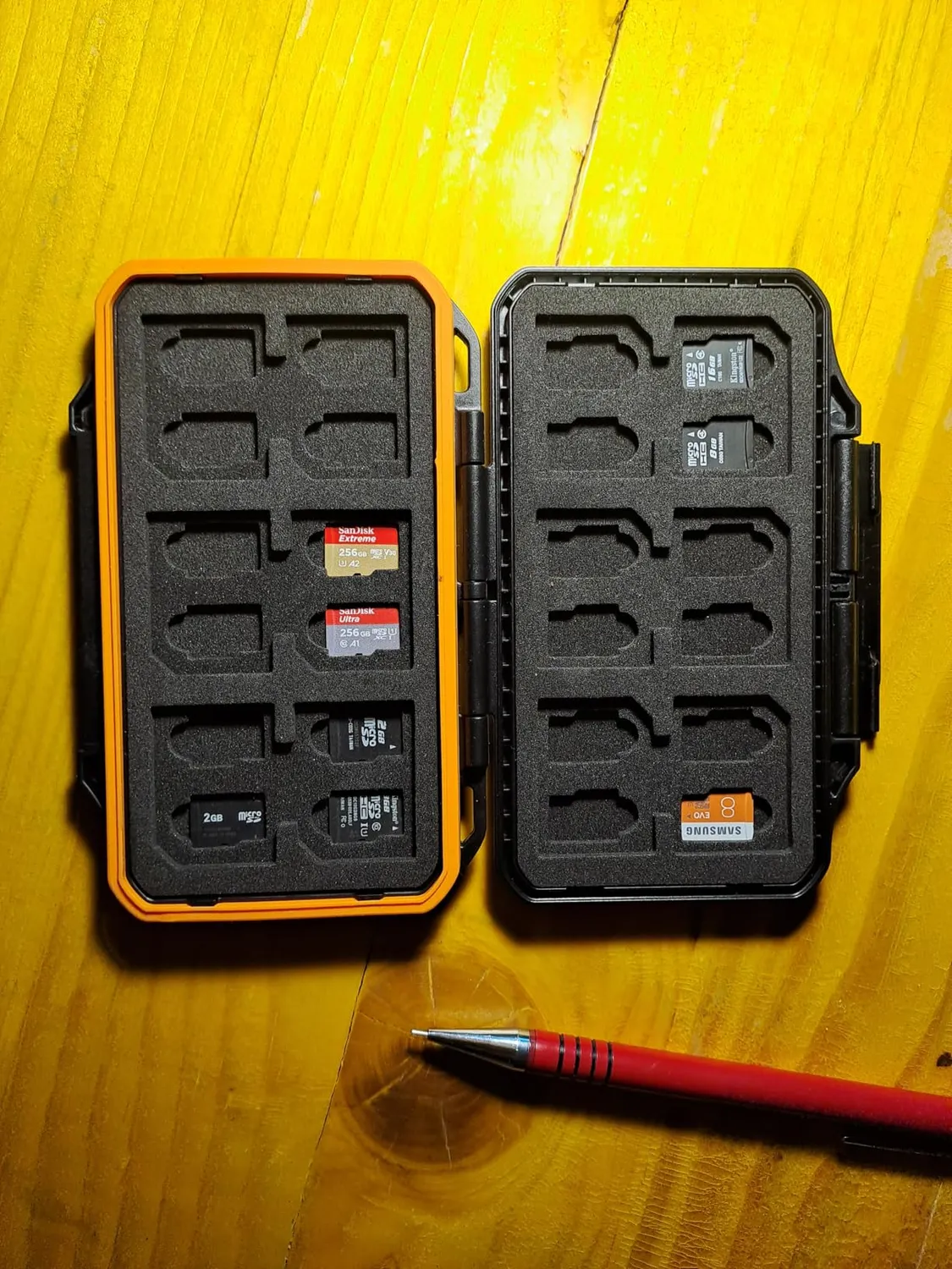 K&F Concept Custodia Schede SD 12+24 Micro SD Impermeabile