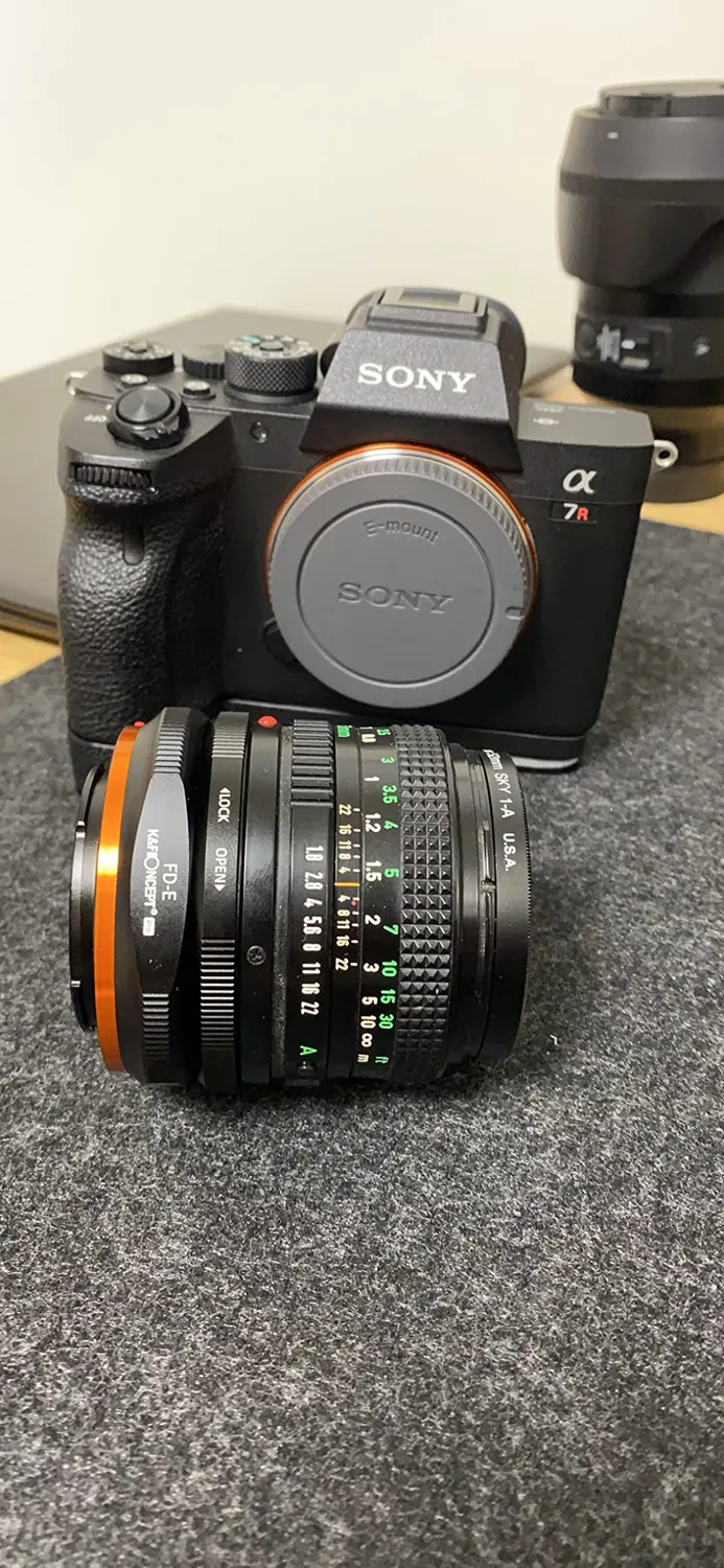 K&F Concept FD-E adattatore obiettivo Canon FD-Sony E opaco