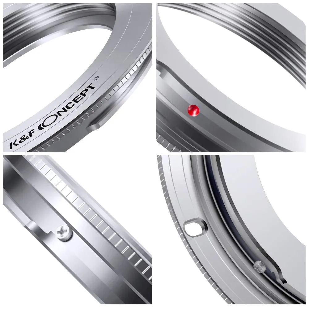 K&F Concept adattatore M42-EOS per Canon EF manuale