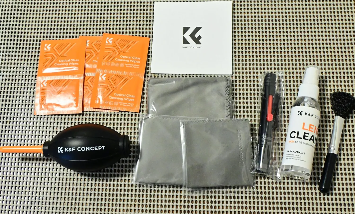K&F Concept kit pulizia fotocamera 15in1 lenti