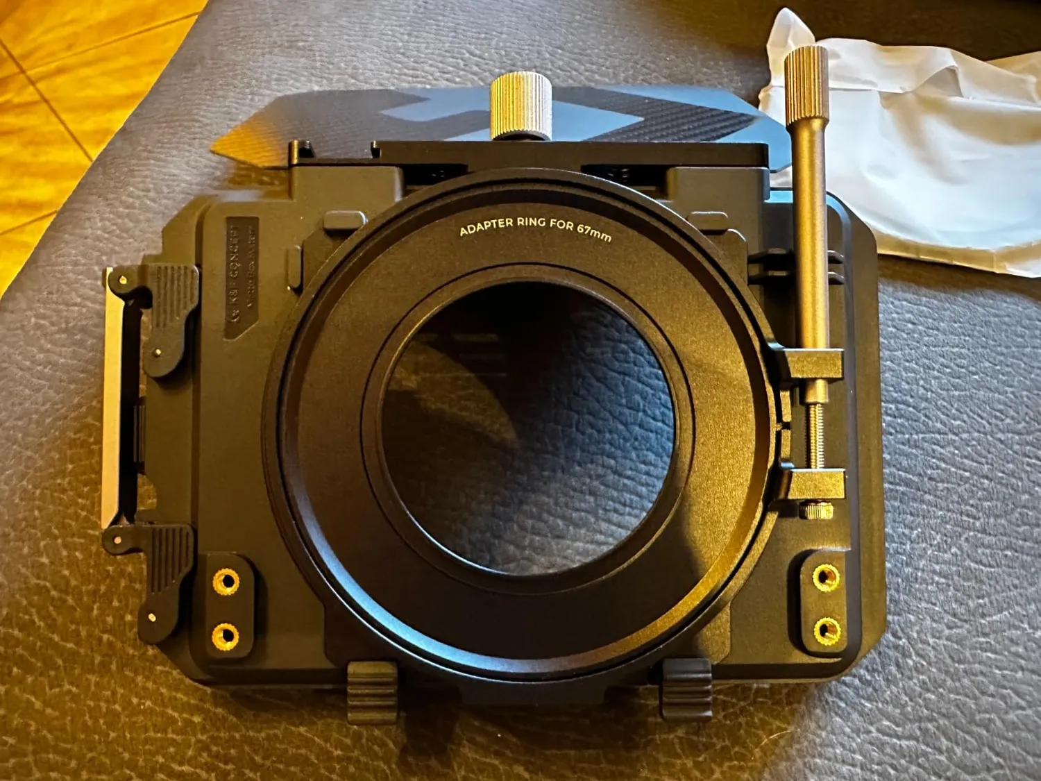 K&F Concept Mini Matte Box carbonio con bandiera superiore