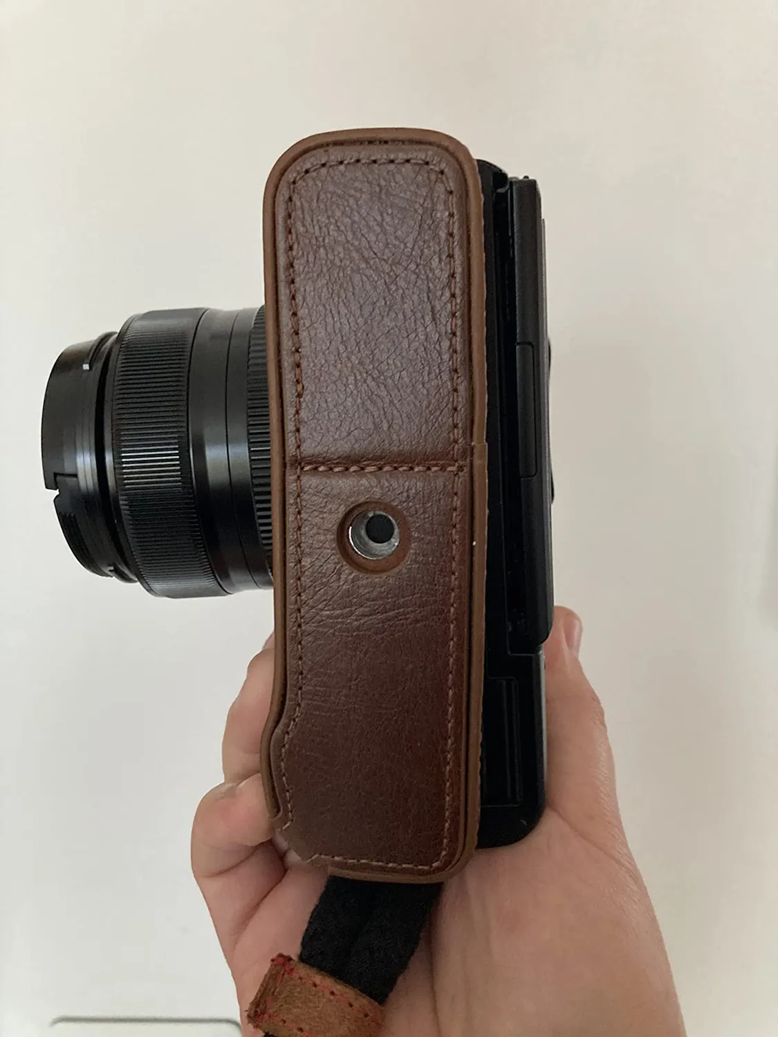 MegaGear Fujifilm X-T3 custodia vera pelle Ever Ready trasparente