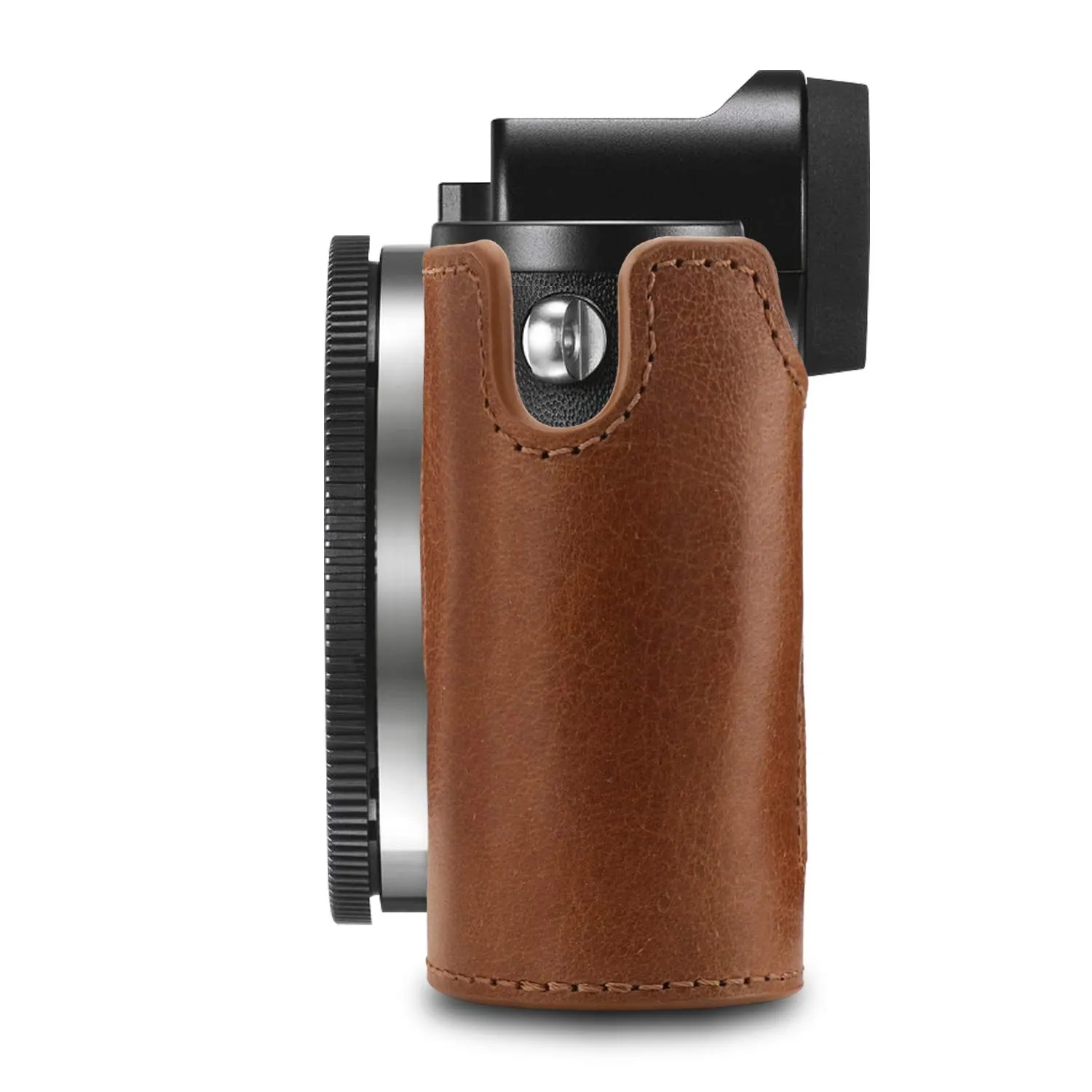 MegaGear Custodia Pelle Canon Marrone Chiaro