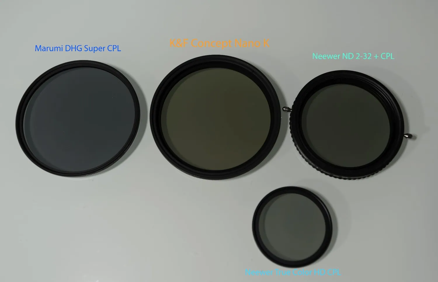 K&F Concept Nano-Klear 37mm Filtro ND Variabile ND2-32 1-5 Stop