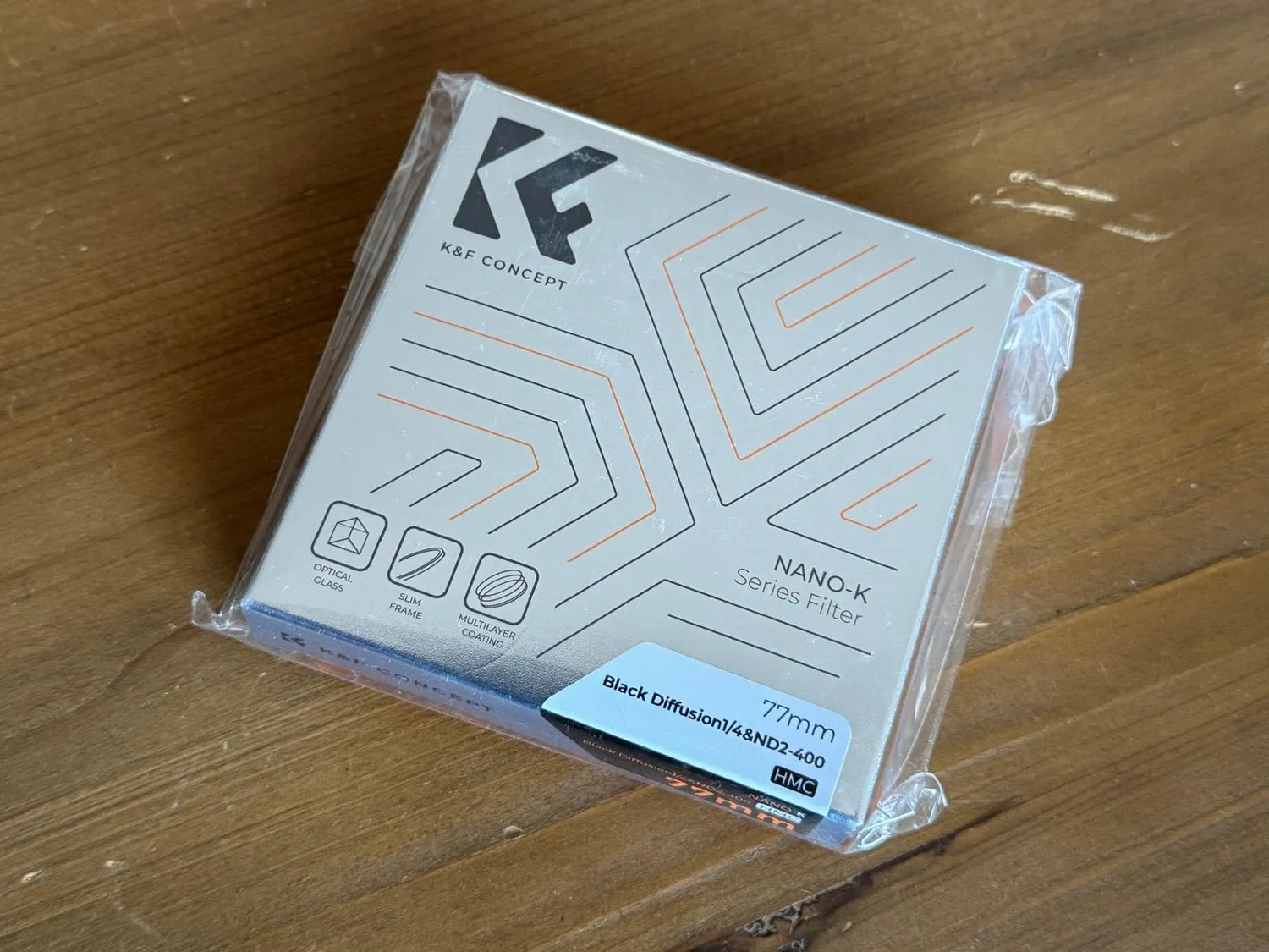 K&F Concept Nano-Klear ND2-400 filtro variabile 82mm Black Mist