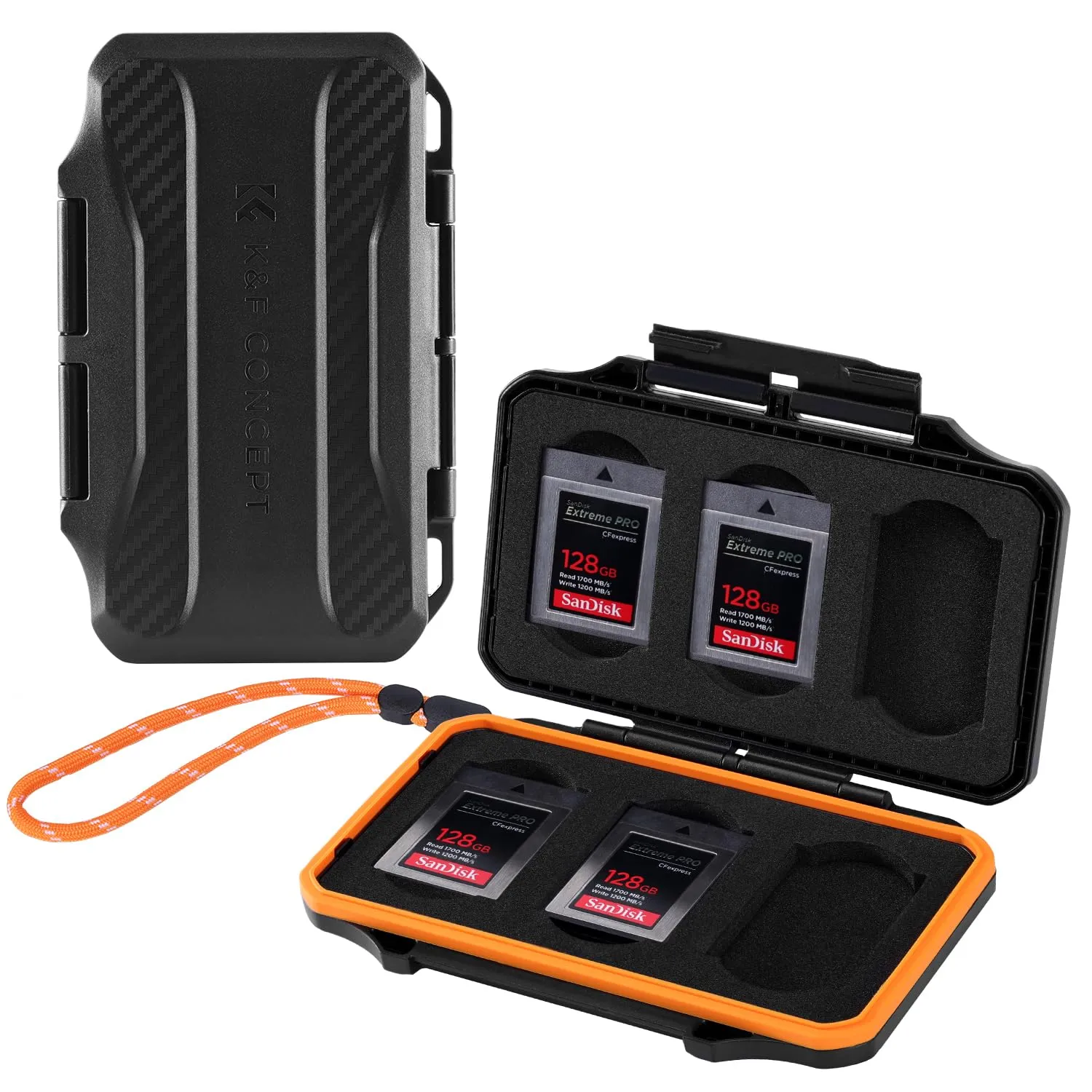 K&F Concept Custodia Schede SD 12+24 Micro SD Impermeabile