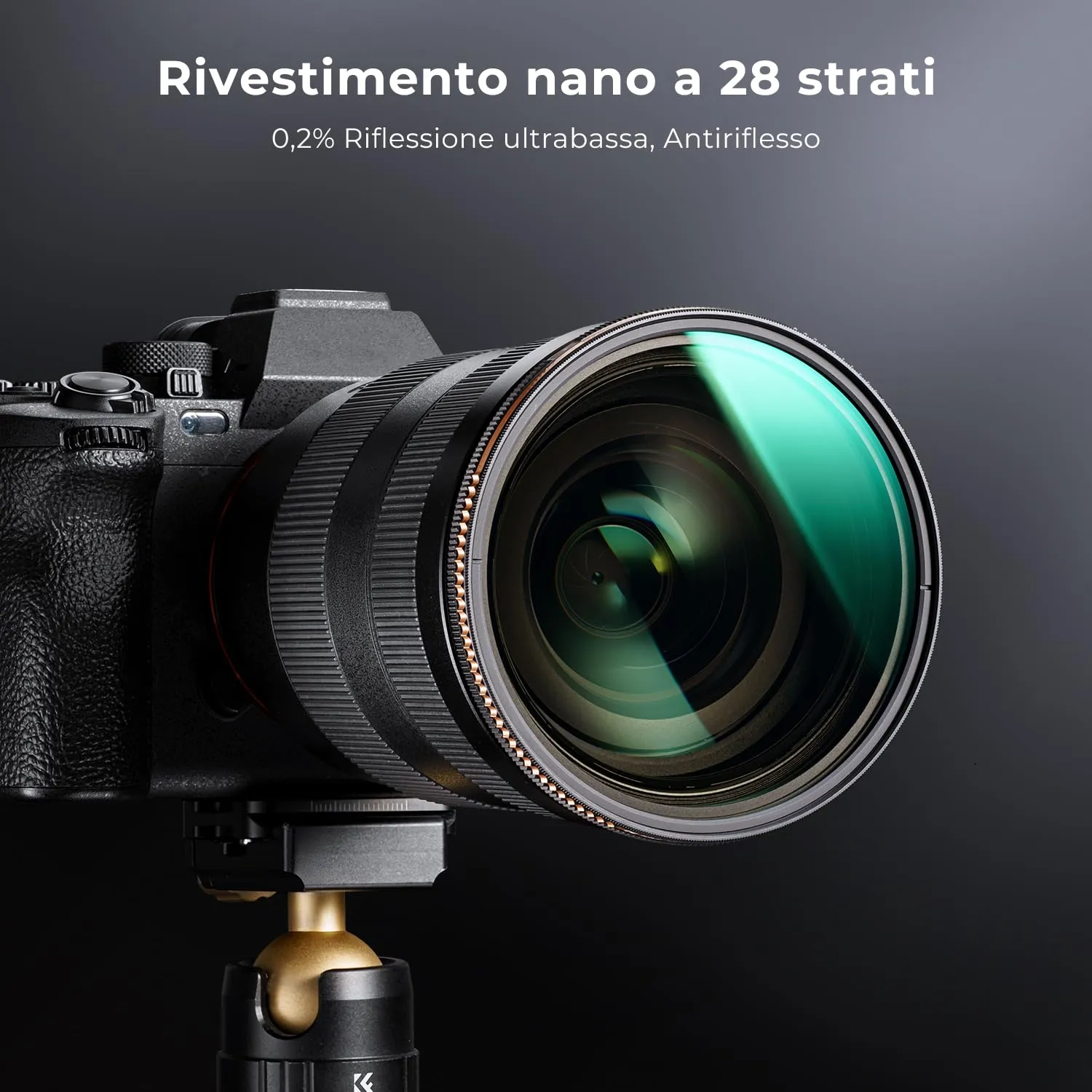 K&F Concept Nano-Xcel Filtro ND4-32 82mm variabile 2-5 stop