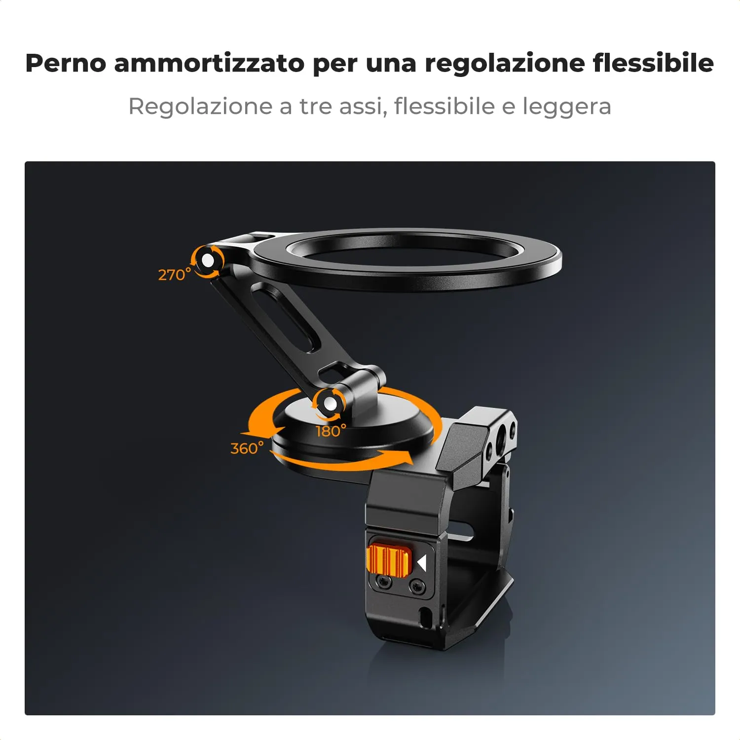 K&F Concept supporto magnetico alluminio DJI Pocket 3