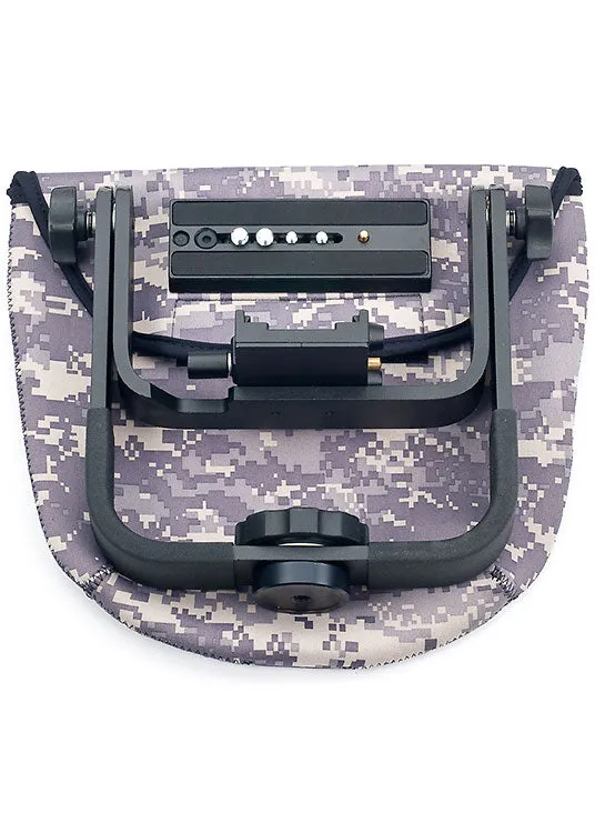 LensCoat pouch Manfrotto 393 testa gimbal nero neoprene