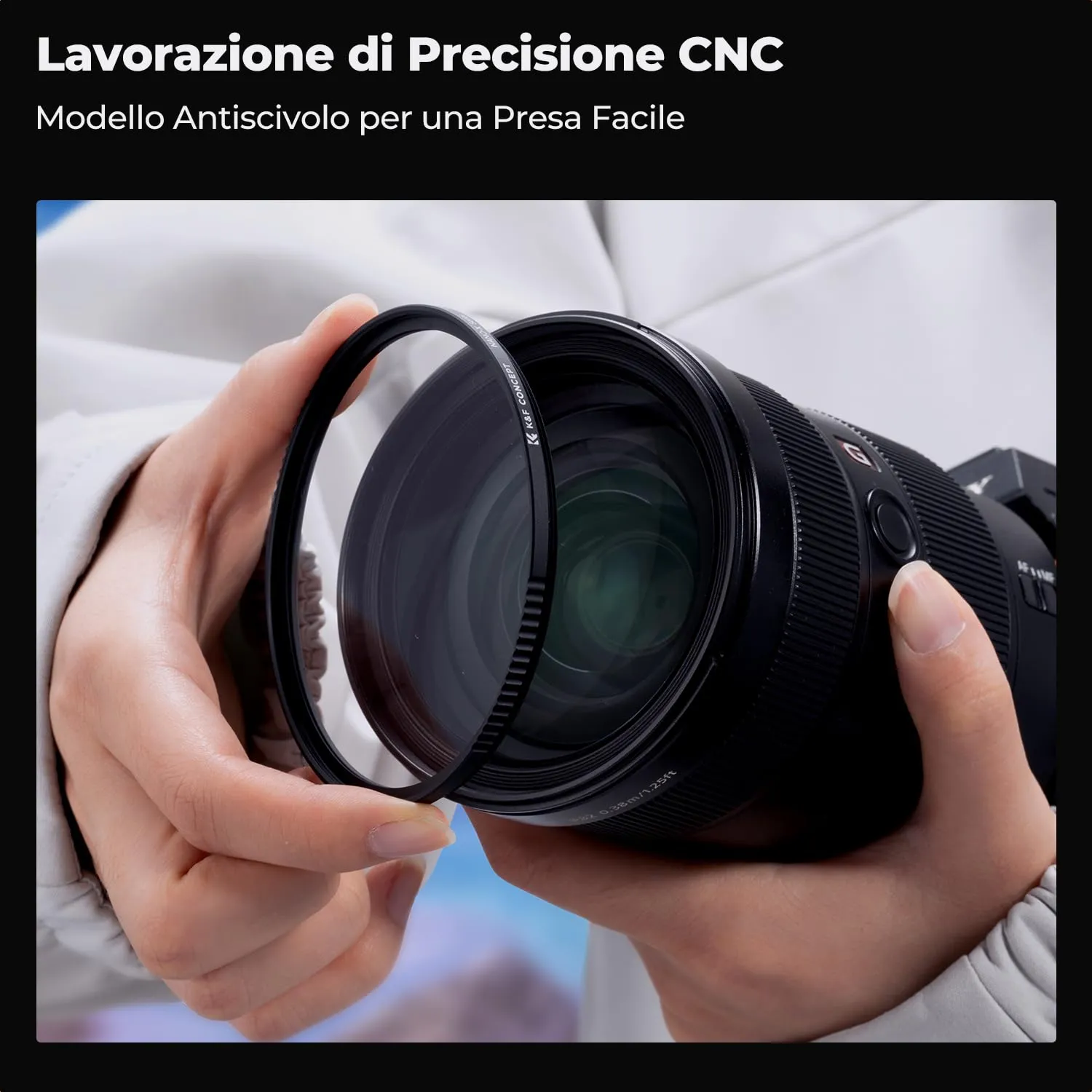 K&F Concept Nano-Xcel filtro UV protezione 82mm multistrato