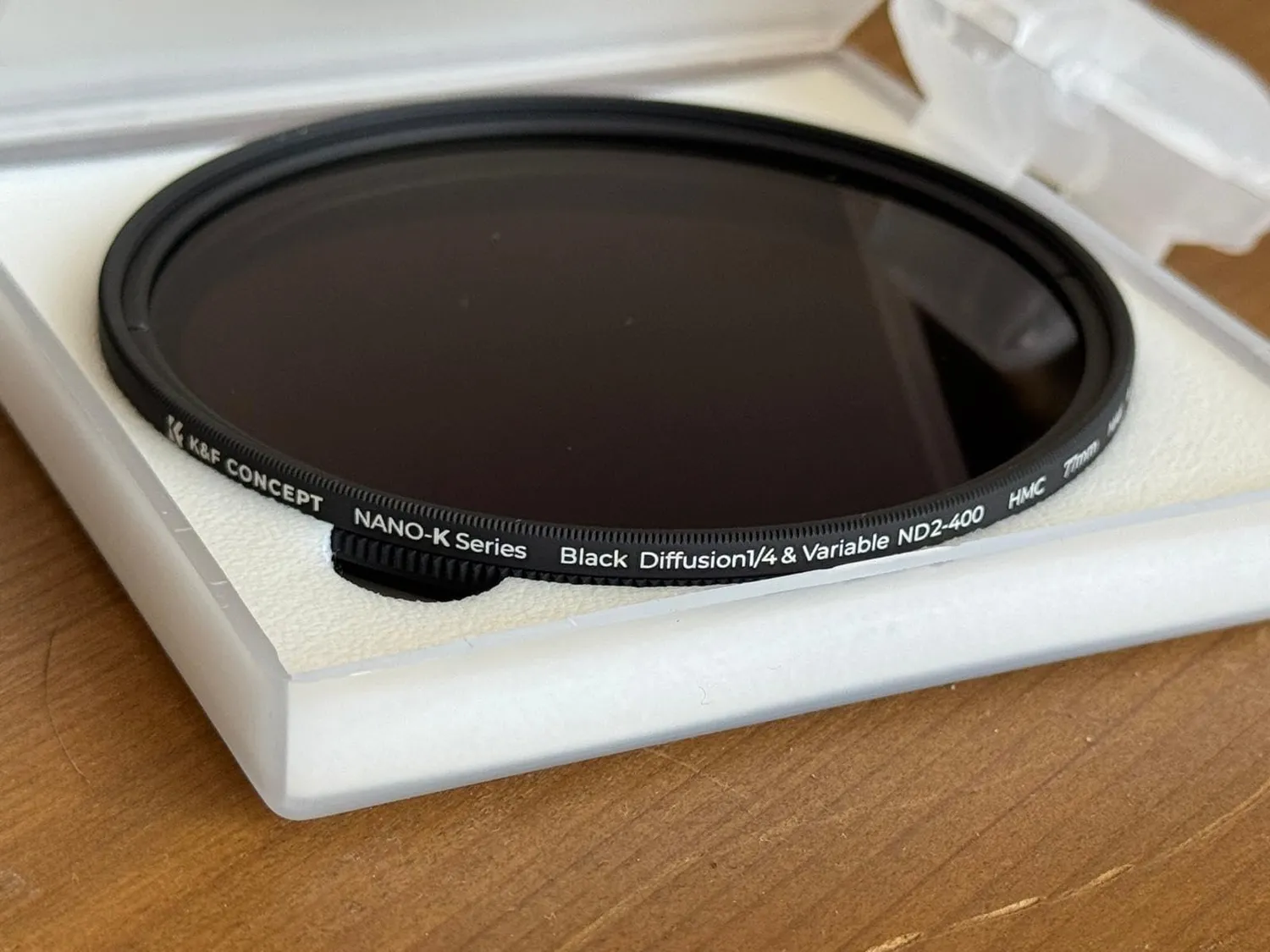 K&F Concept Nano-Klear ND2-400 filtro variabile 82mm Black Mist