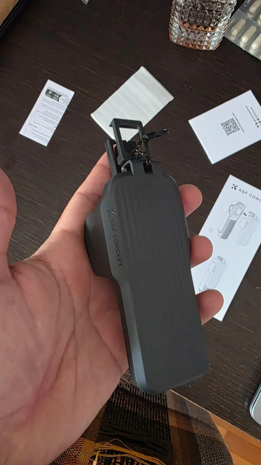 K&F Concept custodia Pocket 3 per filtri e microfono