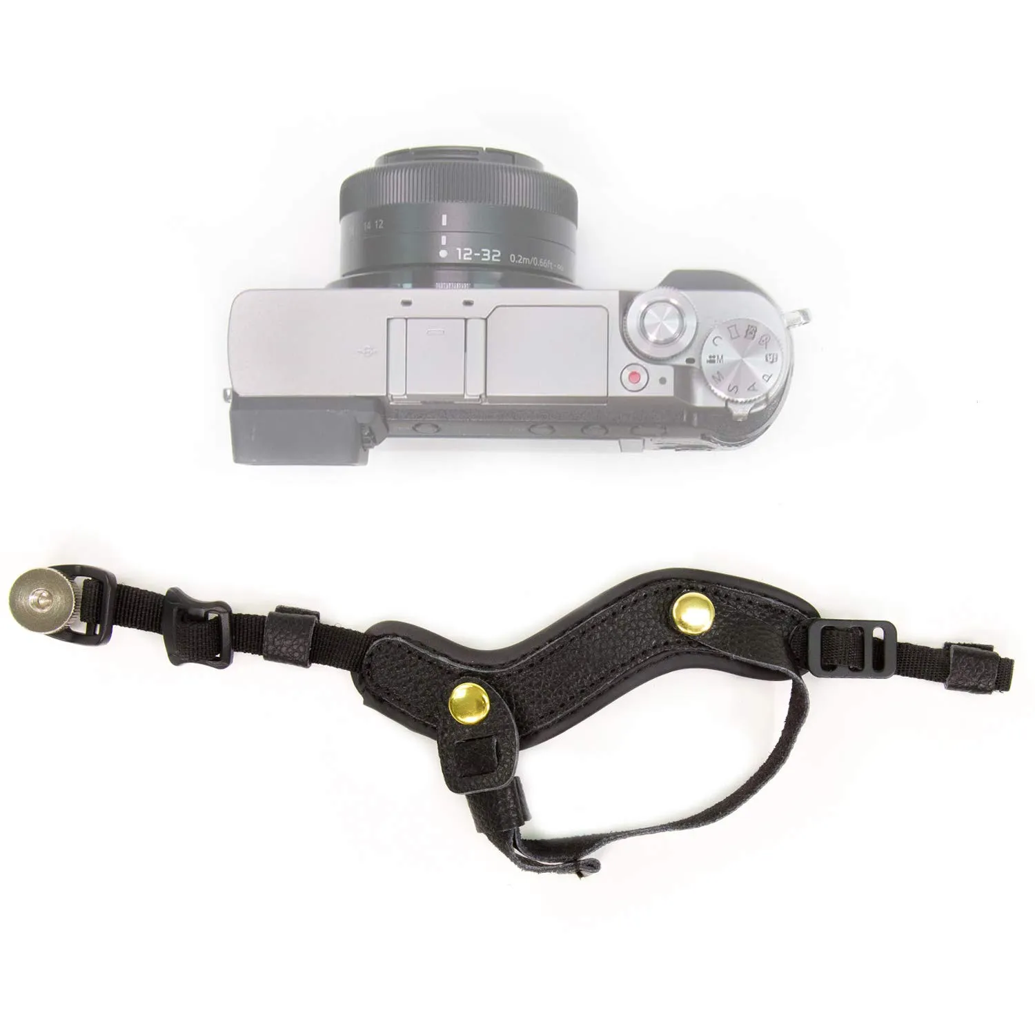 MegaGear SLR DSLR Tracolla Fotocamera Pelle Nero