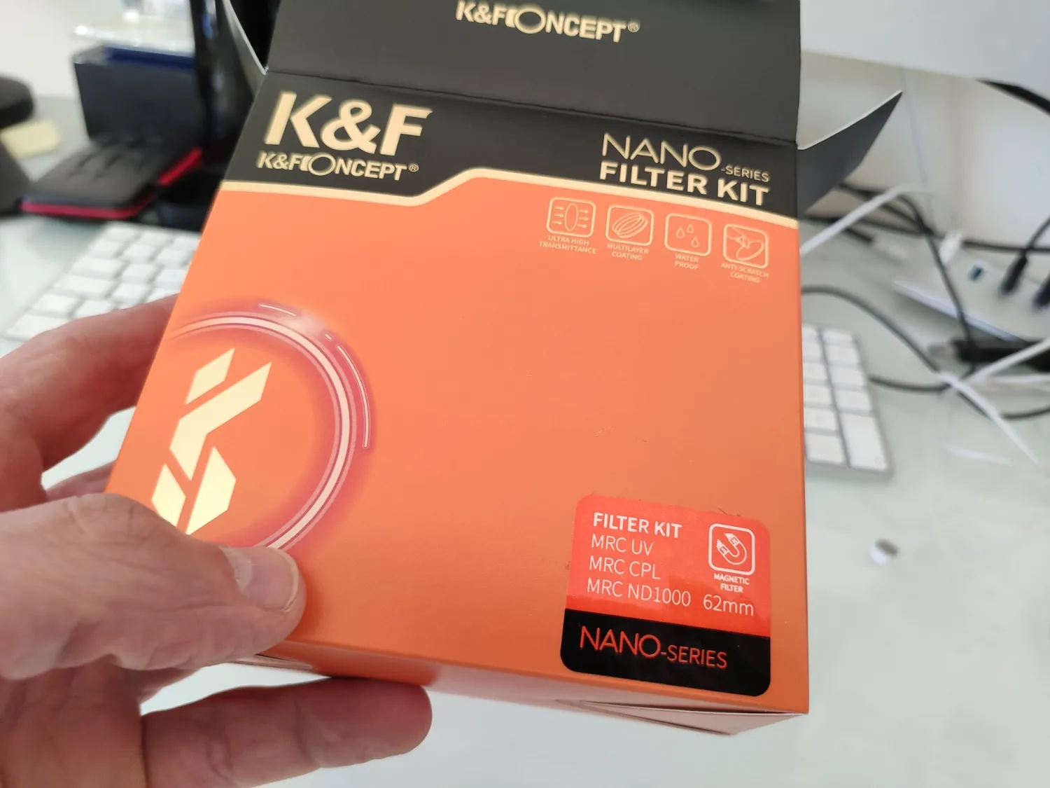 K&F Concept Nano-Xcel Kit 82mm Filtri Magnetici MCUV+CPL+ND1000