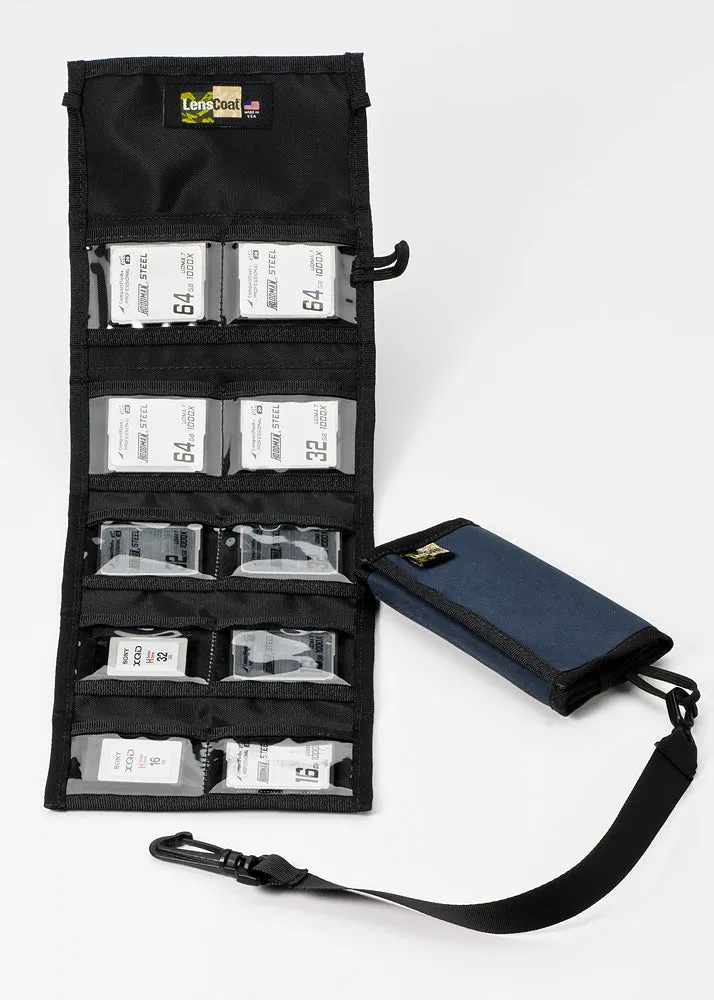 LensCoat Memory Wallet CF10 porta schede nero 10 posti impermeabile