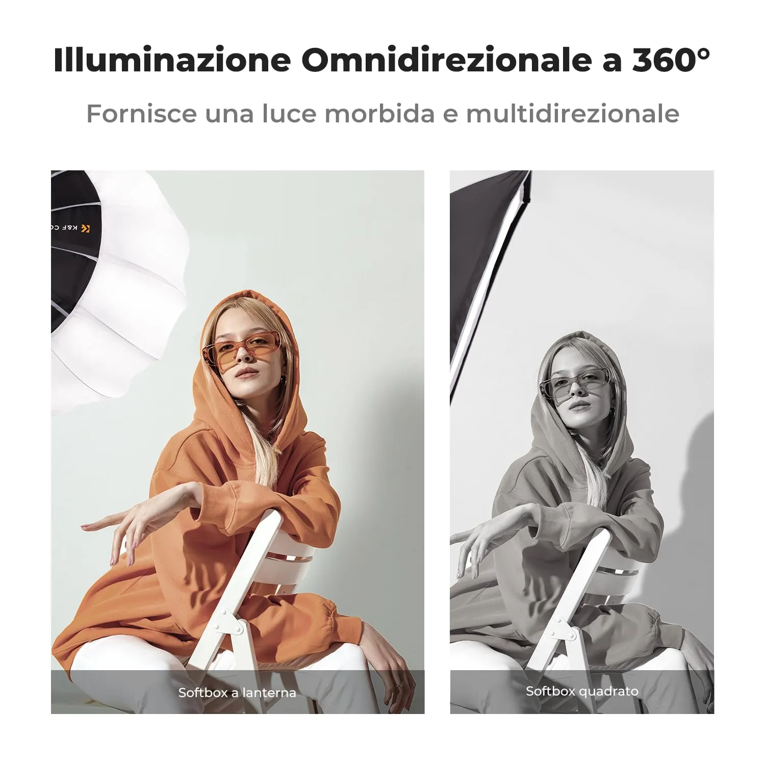 Concept Lantern 65cm softbox Bowens con griglia