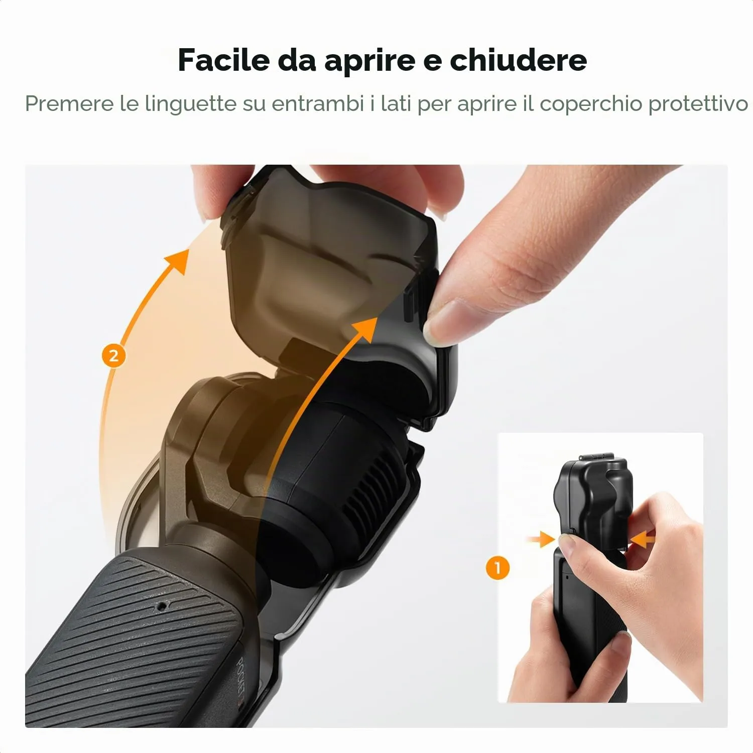 K&F Concept Custodia Protettiva DJI Osmo Pocket 3 Plastica