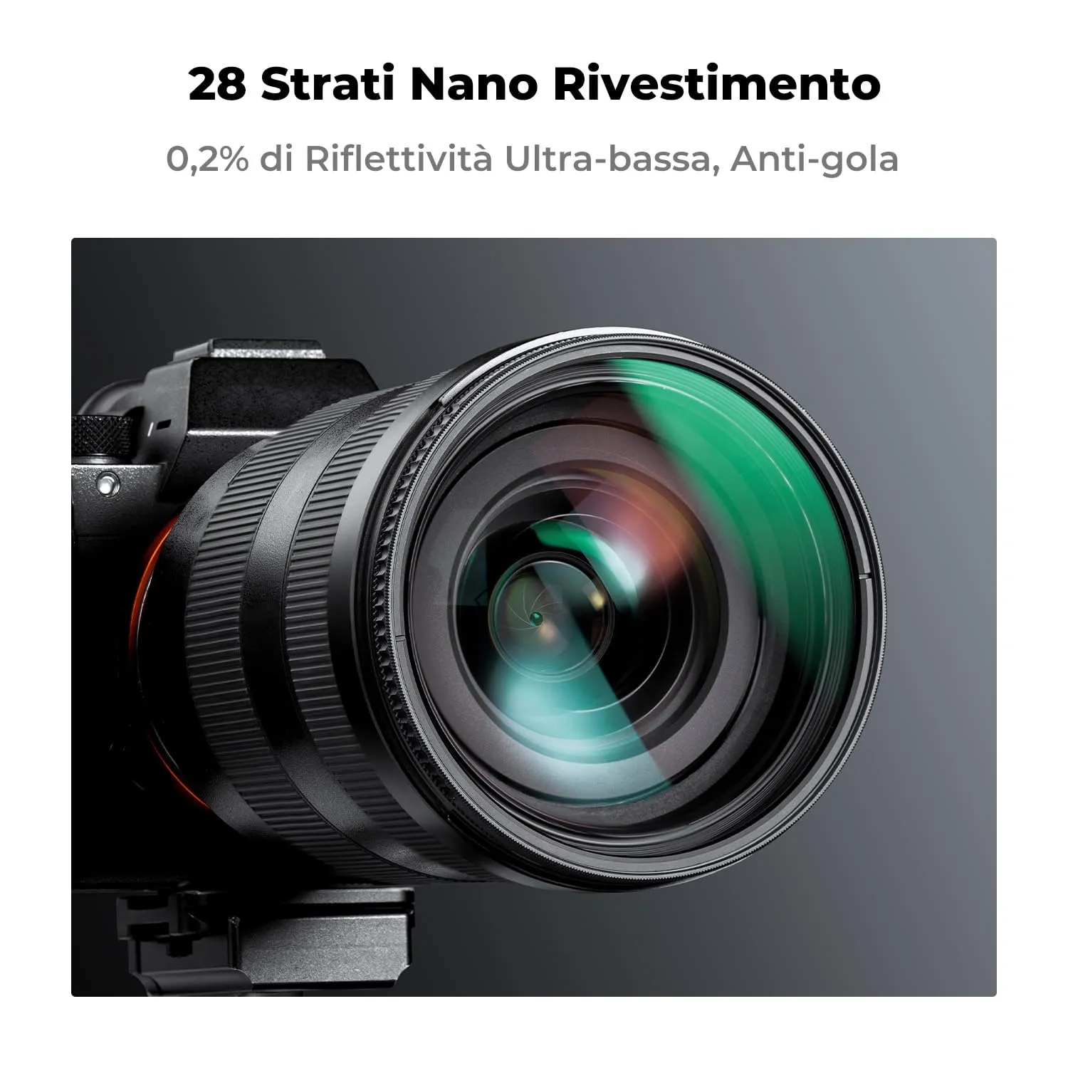 K&F Concept Nano-Xcel Filtro Polarizzatore CPL 67mm