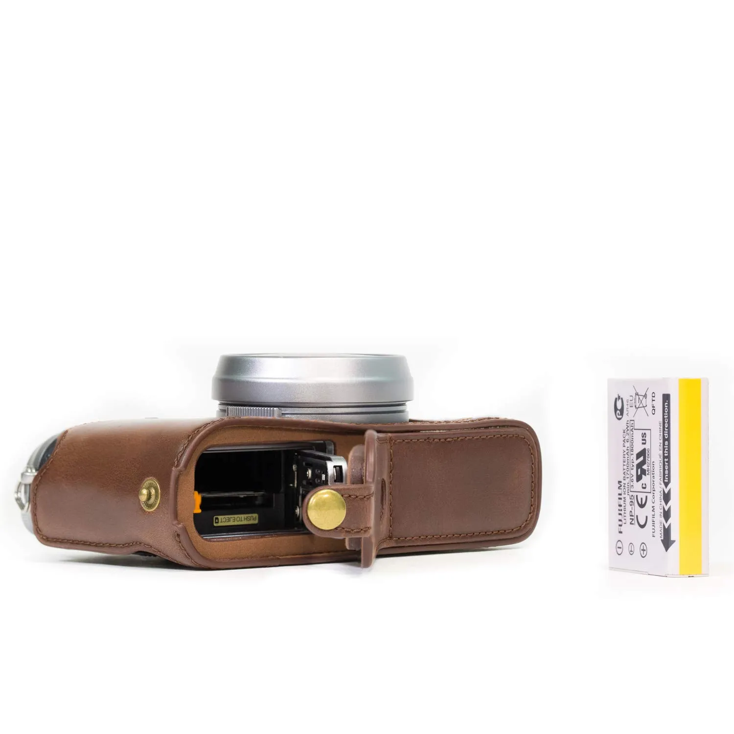 MegaGear Ever Ready Fujifilm X100S custodia ecopelle treppiede