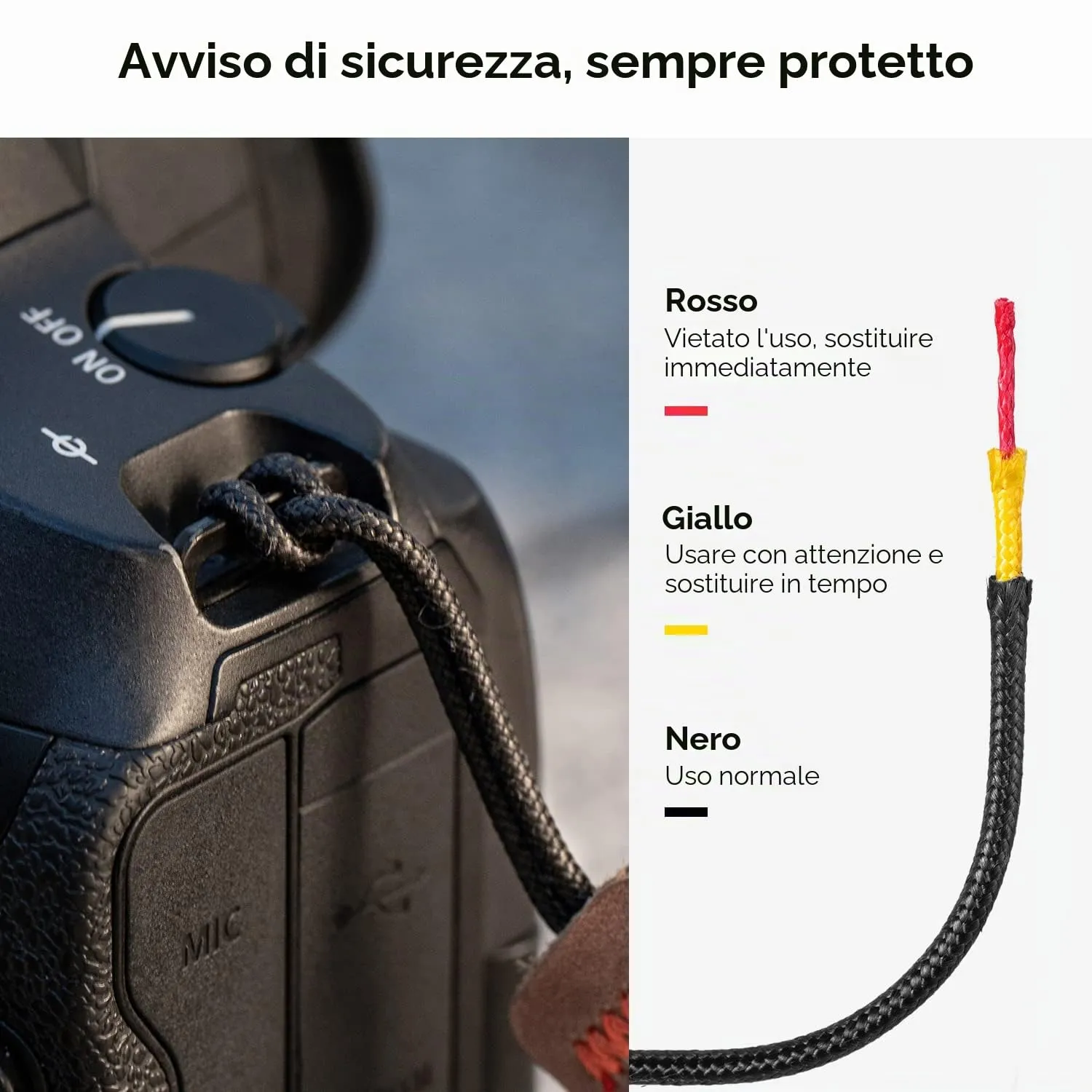 K&F Concept Tracolla Fotocamera 32 Mm Grigio Regolabile