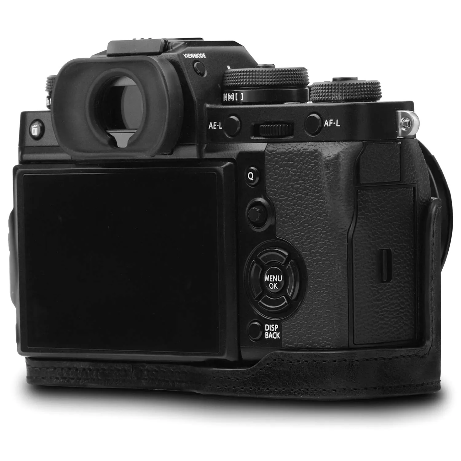 MegaGear Fujifilm X-T3 custodia vera pelle Ever Ready trasparente