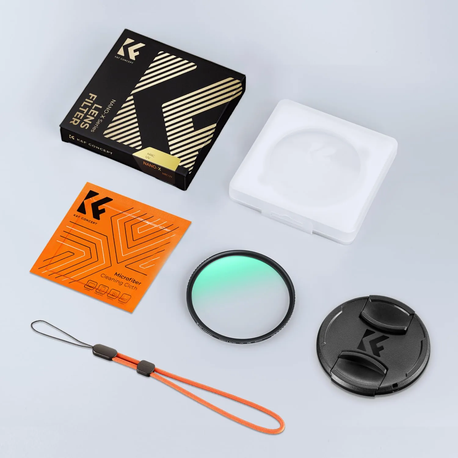 K&F Concept Nano-Xcel filtro UV 67mm protezione con tappo